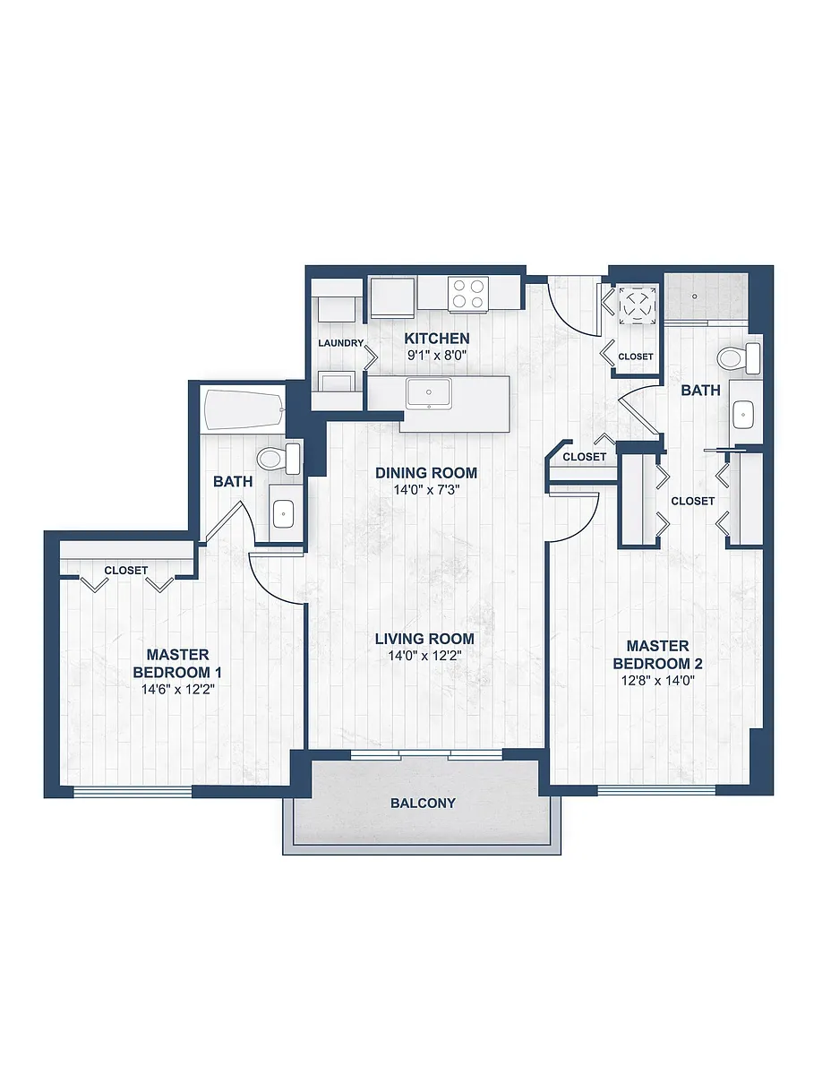 Floor plan 2/2 CORSICA