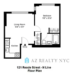 Rented by AZ REALTY NYC LLC