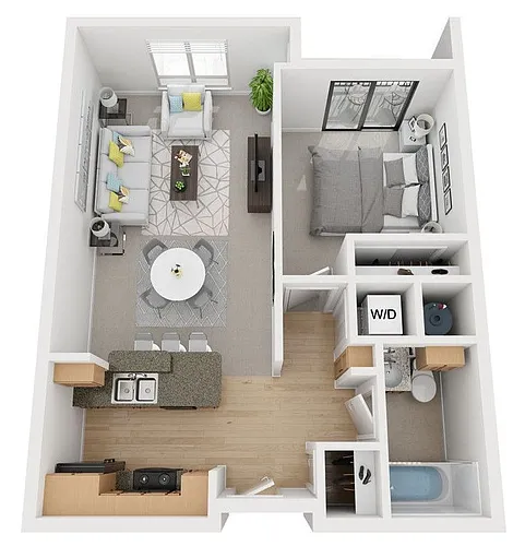 Floor plan 1X1