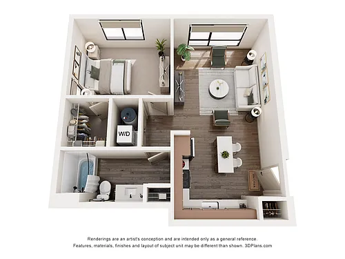 Floor plan 1D - The Station