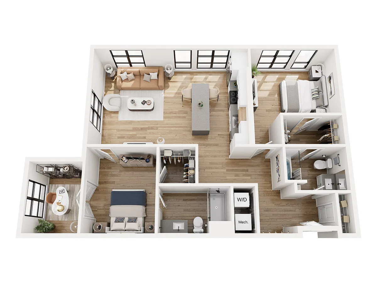 Floor plan Quartz + Den