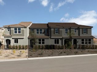 Plan 1657 End Unit Modeled Plan, Meadows at Meriden (2-story Townhomes), Henderson, NV 89014