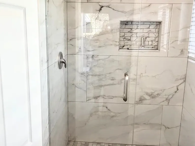 Shower remodeled February 2026