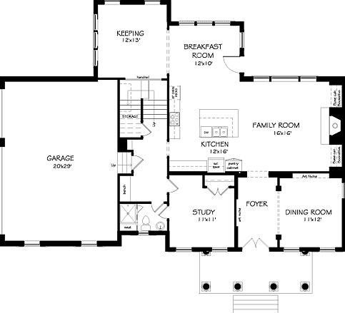 The Madison Floorplan, BridgeMill