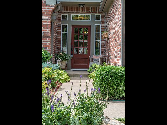 Custom painted front door