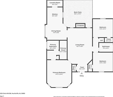3 bed, 2.0 bath, 1270 sqft, $1,665 — Photo 2