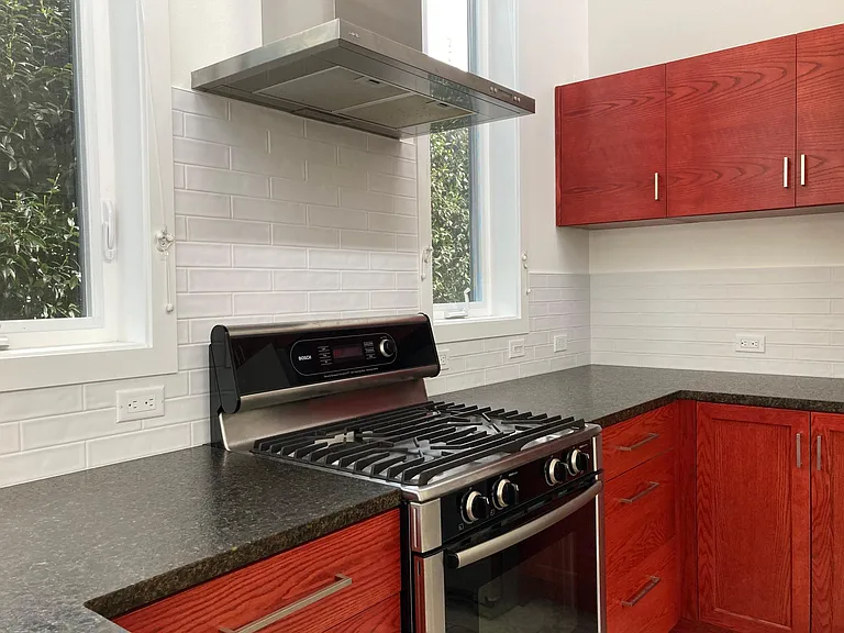 Custom Cabinets and Splash Tile