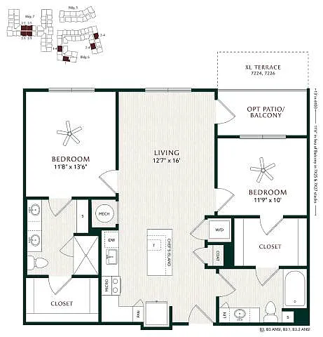 Floor plan B3