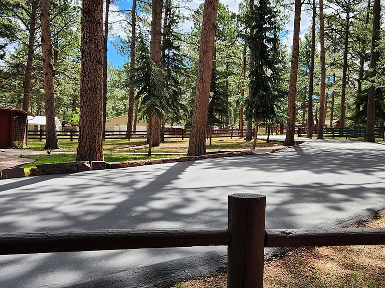 Take in the scenery from the front porch.