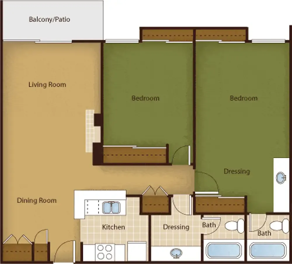 Floor plan B3