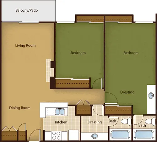 Floor plan B3