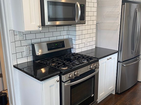 Newer stainless steel appliances