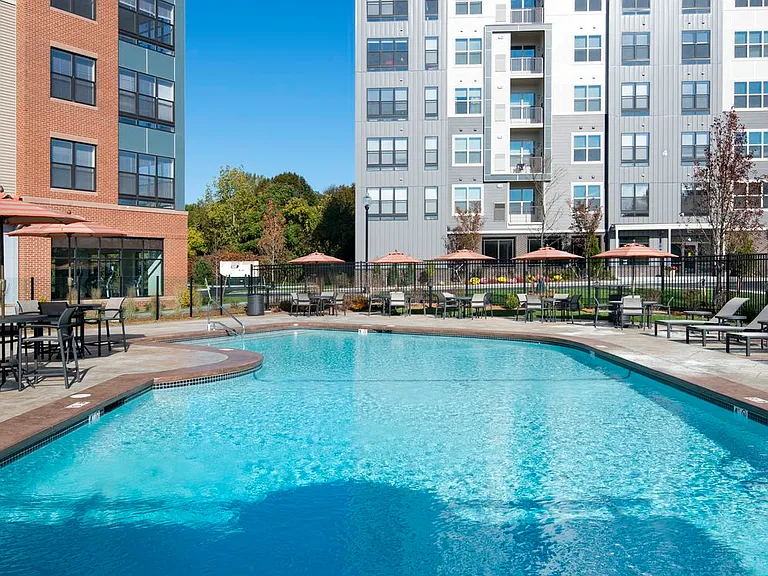 Swimming pool with sundeck