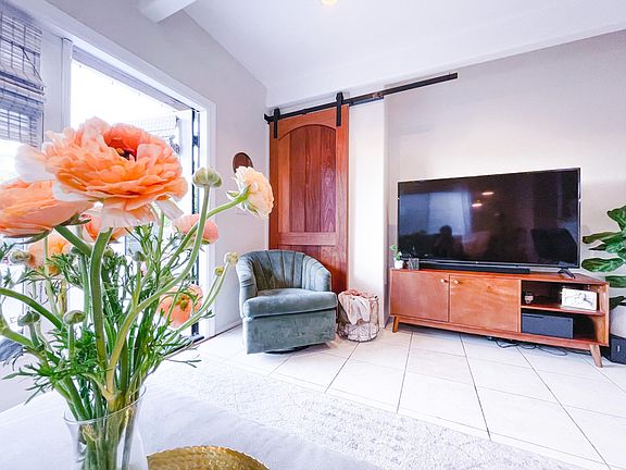 Main Room with french doors to front yard