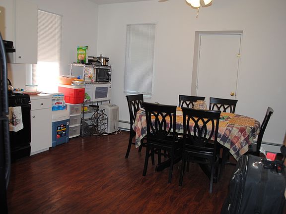 kitchen has double closets