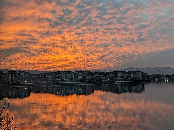 Sunset views from the house