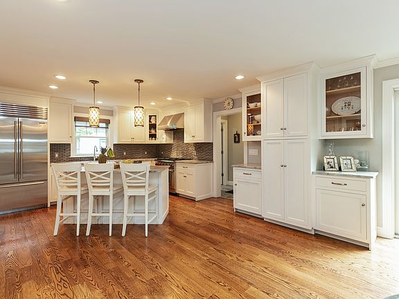The beautiful custom kitchen.