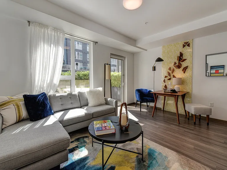Living Room with Window