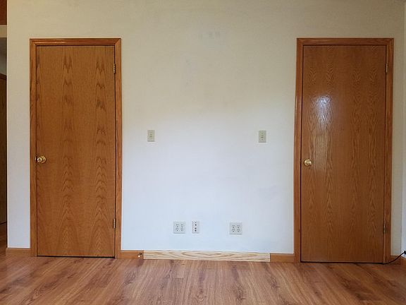 Two closets left side of main/dining area