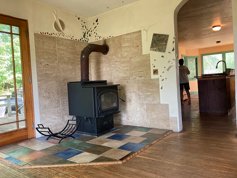 wood stove