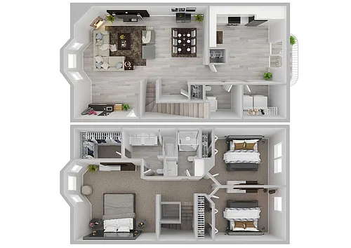 Floor plan Townhome II