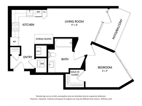 Floor plan TOWER A3C
