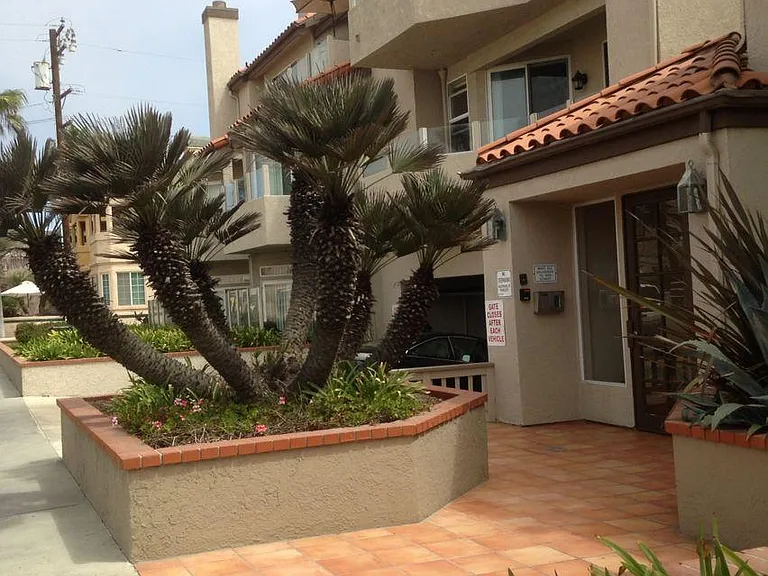 Mailbox area .... SECURED GATE entrance...adjacent to SUBTERRANEAN garage for BEACH FRONT complex of 42 owners