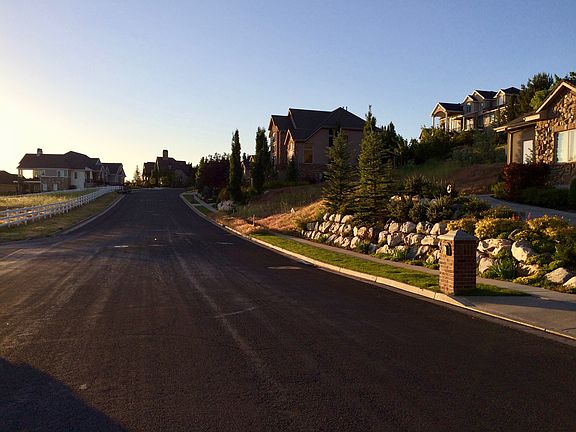 View of lot looking North