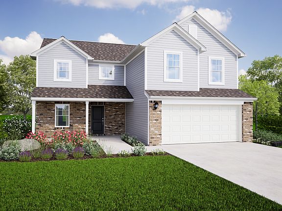 Elevation A - Shown with Exterior Porch and Brick Option B