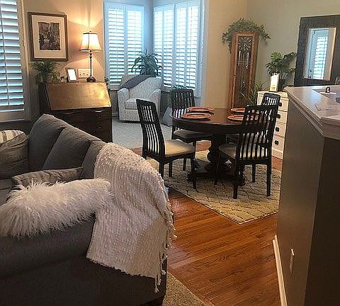 looking towards sunroom