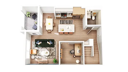 Floor plan TH-B1