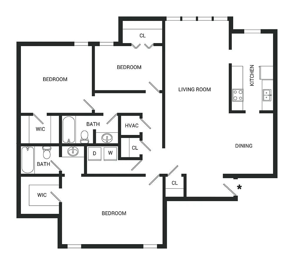 Floor plan Fernwood