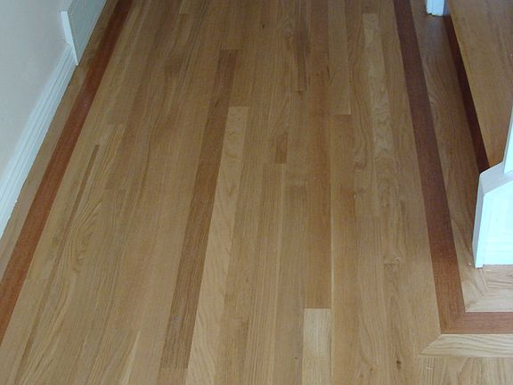 Hardwood Floors with Brazilian Cherry Border