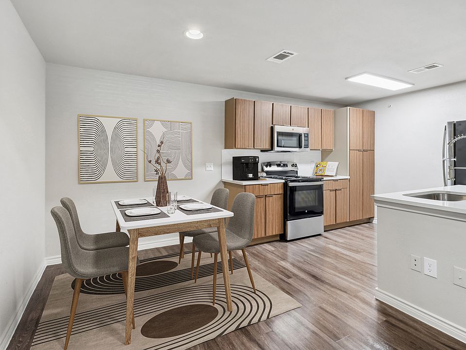 Renovated kitchen finishes and dining room