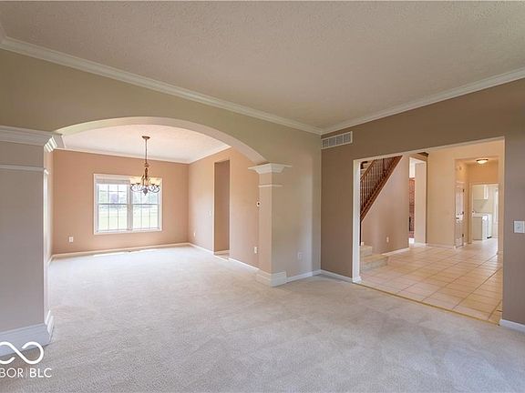Living room and dinning room