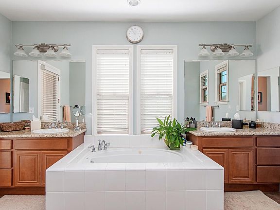 Master bath with jetted tub