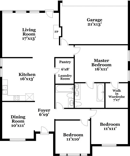 3 bed, 2.0 bath, 1593 sqft, $2,080 — Photo 2