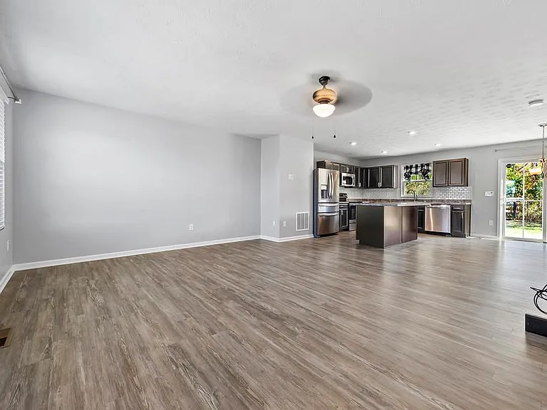 View Towards Living Room Upon Entering the Home.
