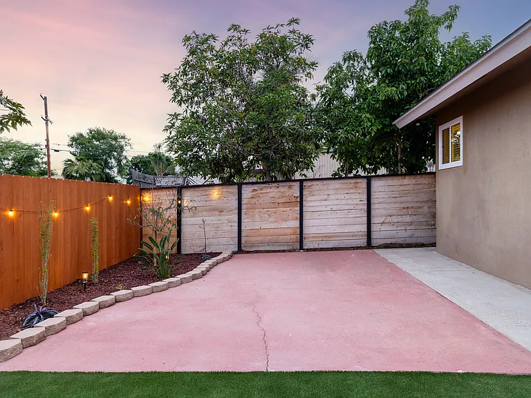 Transform this generous space into your personal outdoor living room, offering endless opportunities for family relaxation.