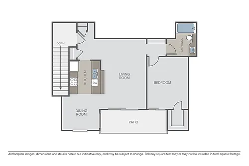 Floor plan Plan 1A