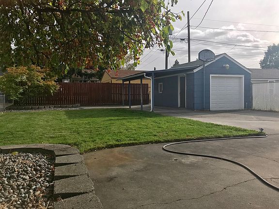 Fully fenced backyard