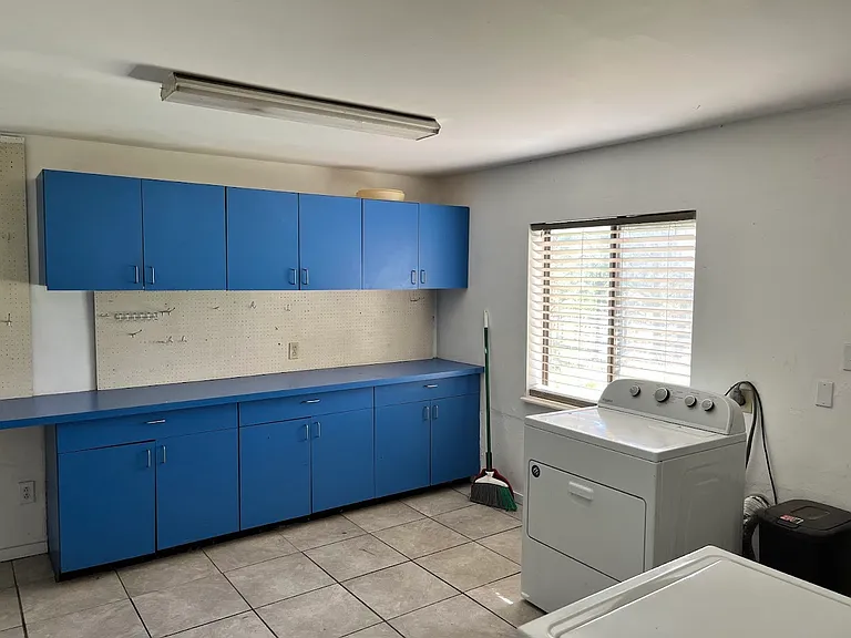 Laundry room.