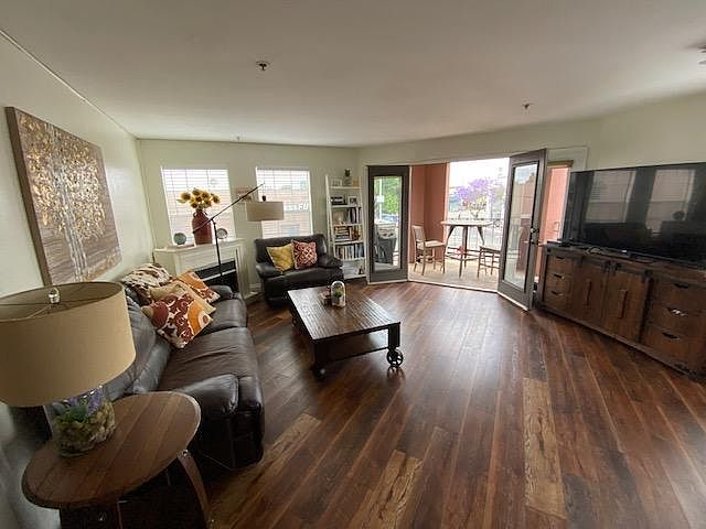 Open concept floor plan with the kitchen open to the living room. New vinyl floors, lots of natural light.