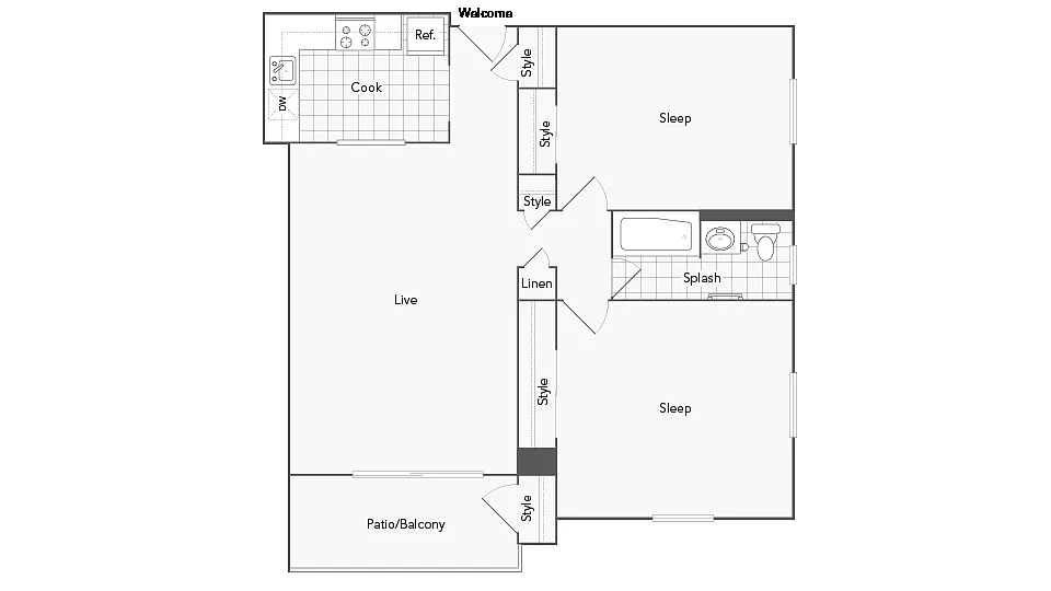 Floor plan Buffalo