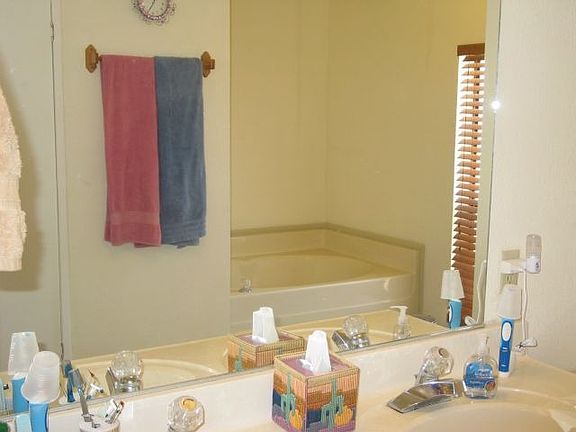 Spacious Master Bath with Seperate Garden Tub and Shower