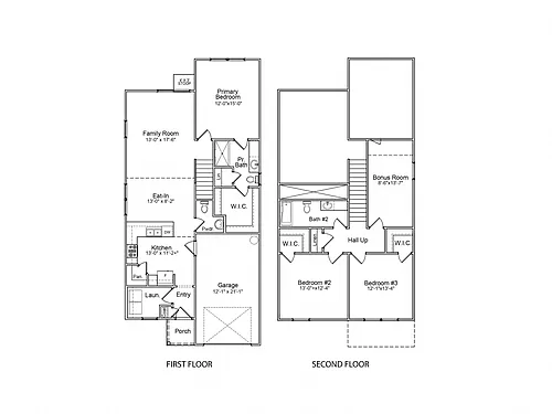 Floor plan Evans