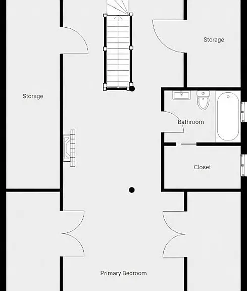 Floor Plan, Master Suite (second floor)