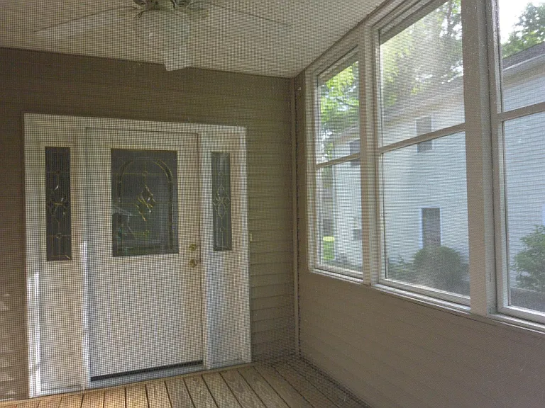 Screened in porch.