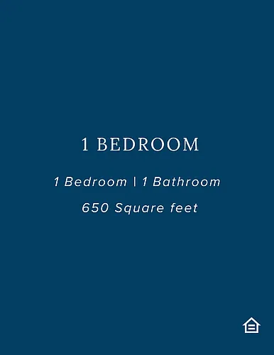 Floor plan 1 Bedroom 1 Bathroom