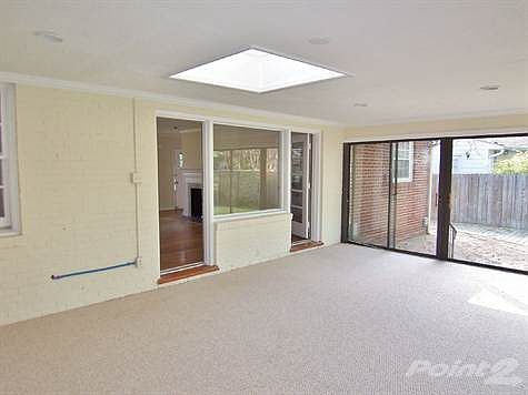 Double entries from glassed porch